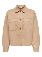 JDYJULLE L/S FAKE SUEDE SHIRT JRS NOOS