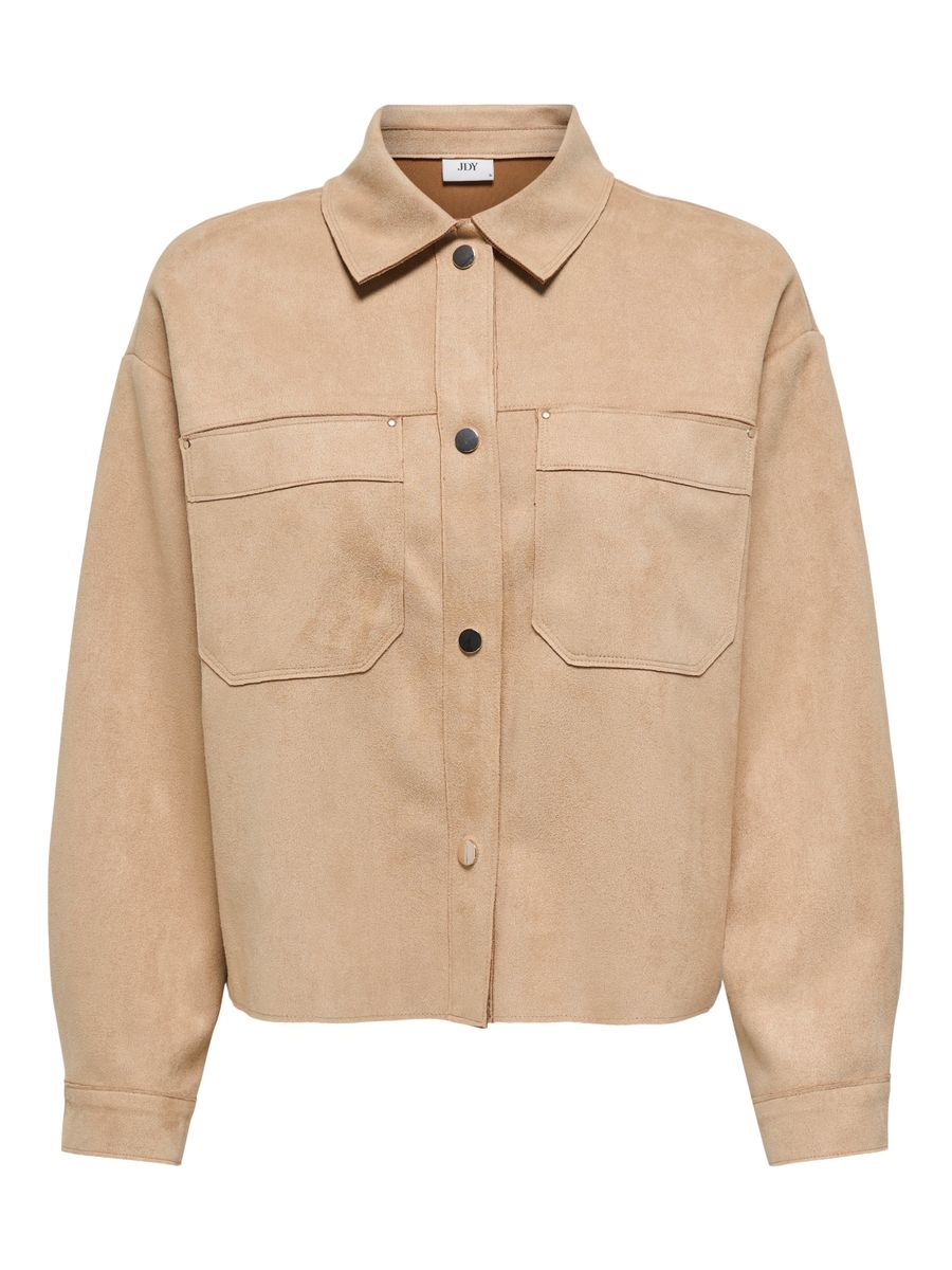 JDYJULLE L/S FAKE SUEDE SHIRT JRS NOOS