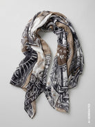 Schal mit Emblem-Muster