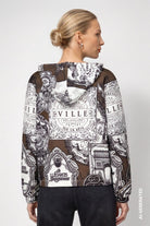 Sweatshirt mit Emblem-Muster