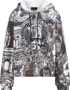 Sweatshirt mit Emblem-Muster