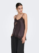 JDYFIFI S/L ASYM LACE SINGLET WVN NOOS