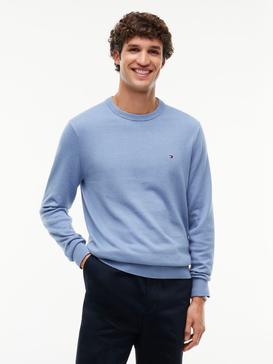 PIMA ORG CTN CASHMERE CREW NECK