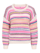 ONLNORDIC LS STRIPE O-NECK KNT