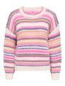 ONLNORDIC LS STRIPE O-NECK KNT