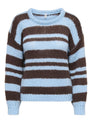 ONLNORDIC LS STRIPE O-NECK KNT