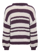 ONLNORDIC LS STRIPE O-NECK KNT