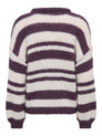 ONLNORDIC LS STRIPE O-NECK KNT