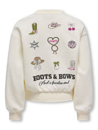 KOGFLORINE LS O-NECK PRINTED SWT