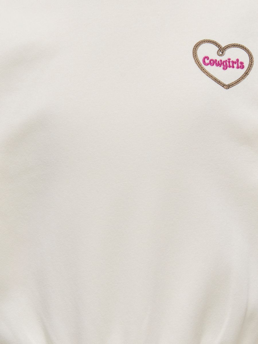 KOGFLORINE LS O-NECK PRINTED SWT