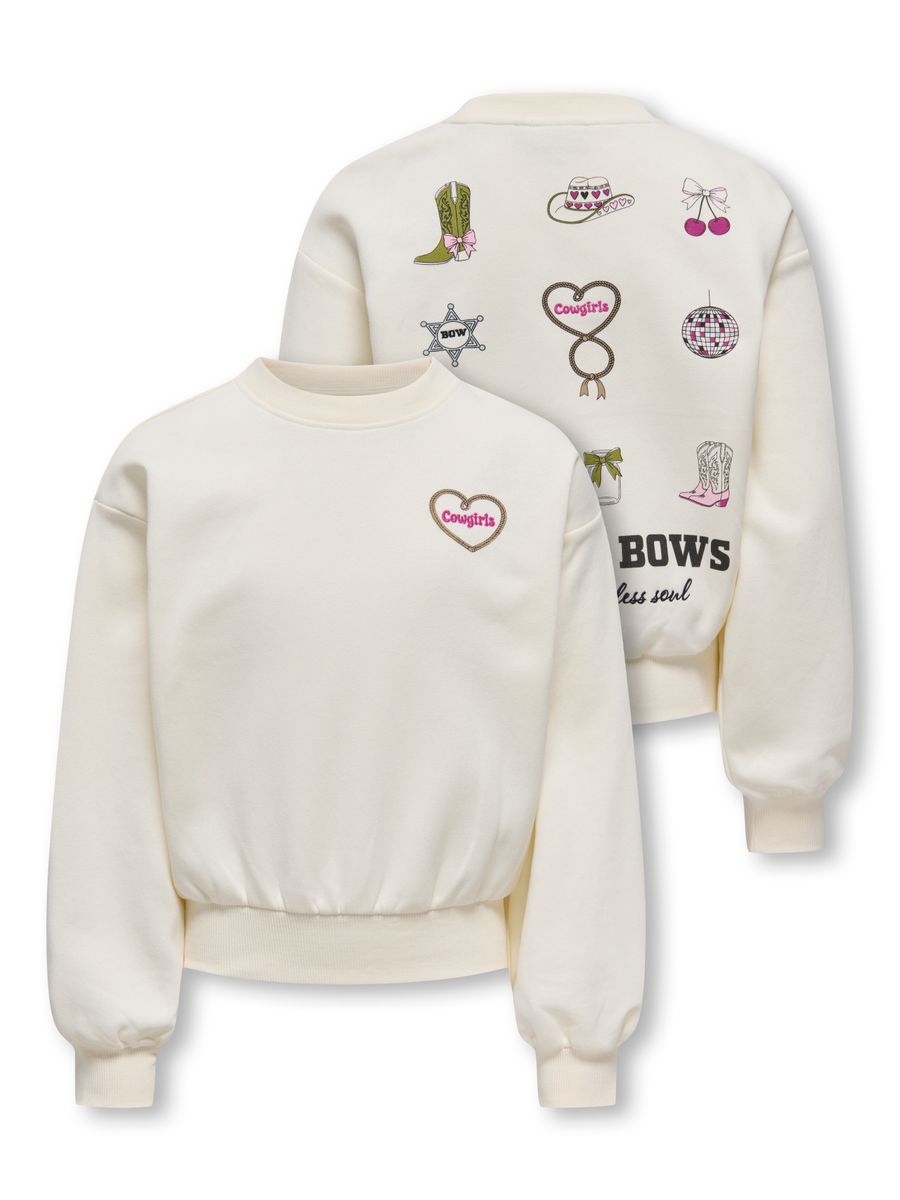 KOGFLORINE LS O-NECK PRINTED SWT