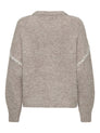 JDYZOEY LIFE L/S ON STITCH PULL KNT NOOS