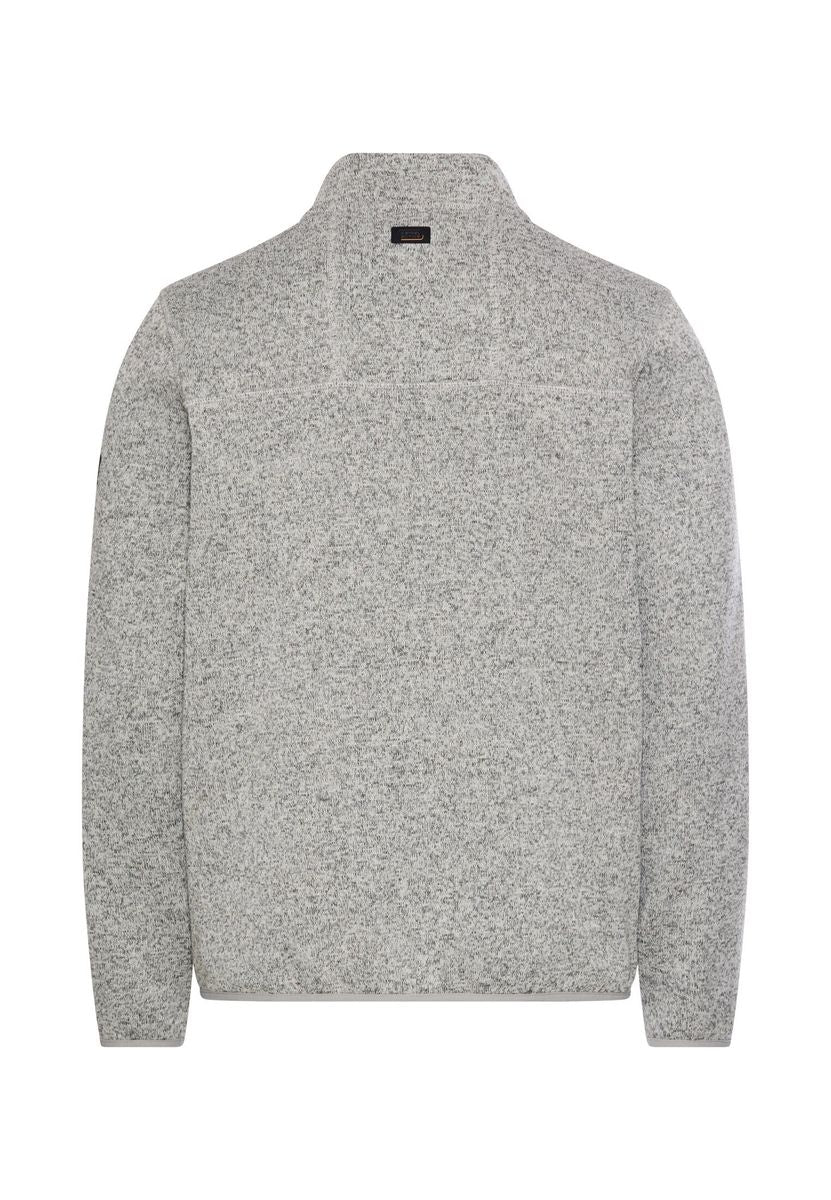 Fleecejacke mit hohem Stehkragen