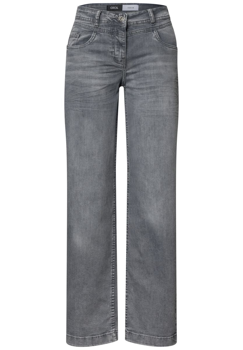 High Waist Wide Leg Jeans im Loose Fit