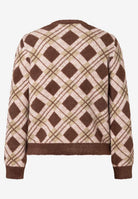 Strickjacke mit Argylemuster