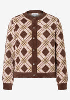 Strickjacke mit Argylemuster