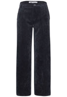 Mid Waist Straight Leg Hose mit Knöpfen