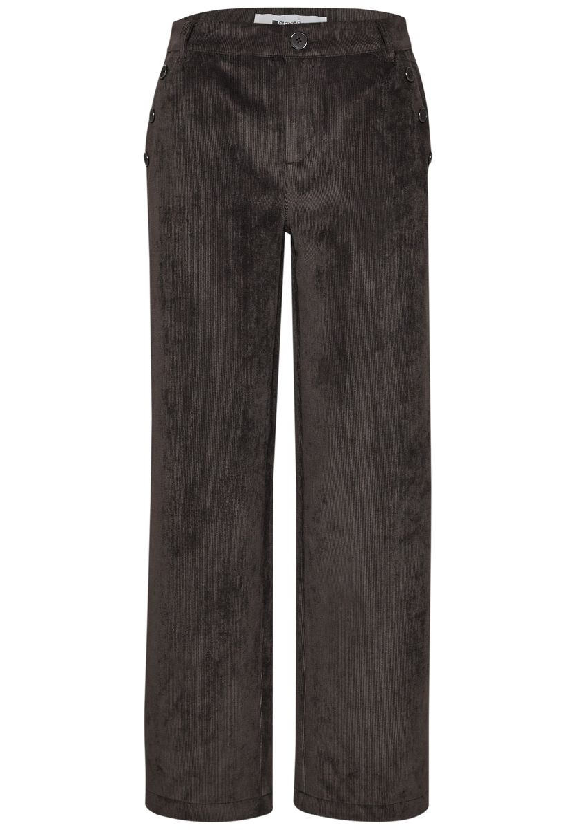 Mid Waist Straight Leg Hose mit Knöpfen