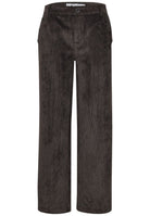 Mid Waist Straight Leg Hose mit Knöpfen