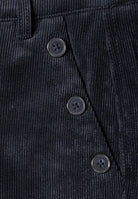Mid Waist Straight Leg Hose mit Knöpfen