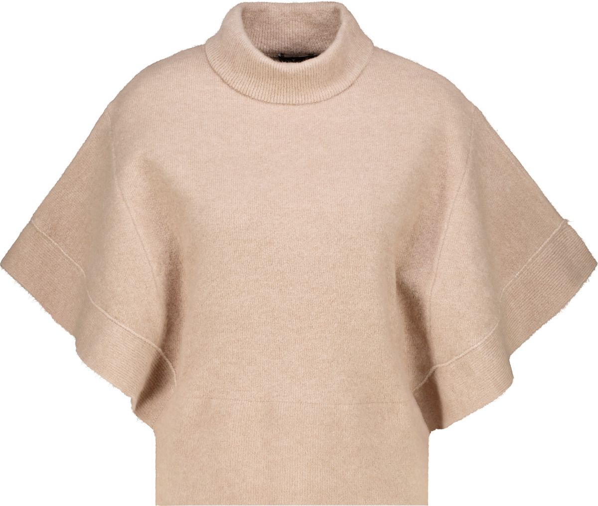 Strickpullover mit kurzen Fledermausärmel