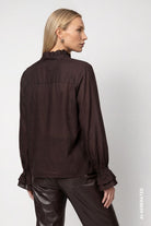 Bluse mit Volants
