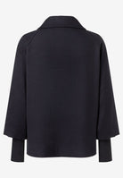 Zweireihige Wollflausch-Jacke