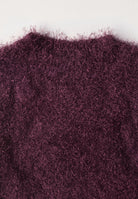 Langarm Pullover aus Fransengarn