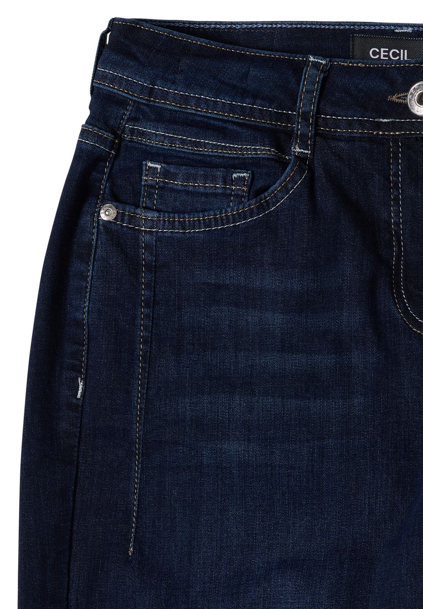 High Waist Barrel Leg Jeans im Loose Fit
