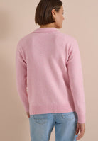 Langarm Pullover mit Polokragen