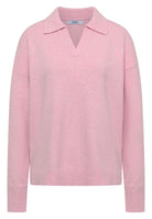 Langarm Pullover mit Polokragen