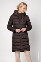 Steppmantel mit Lurex