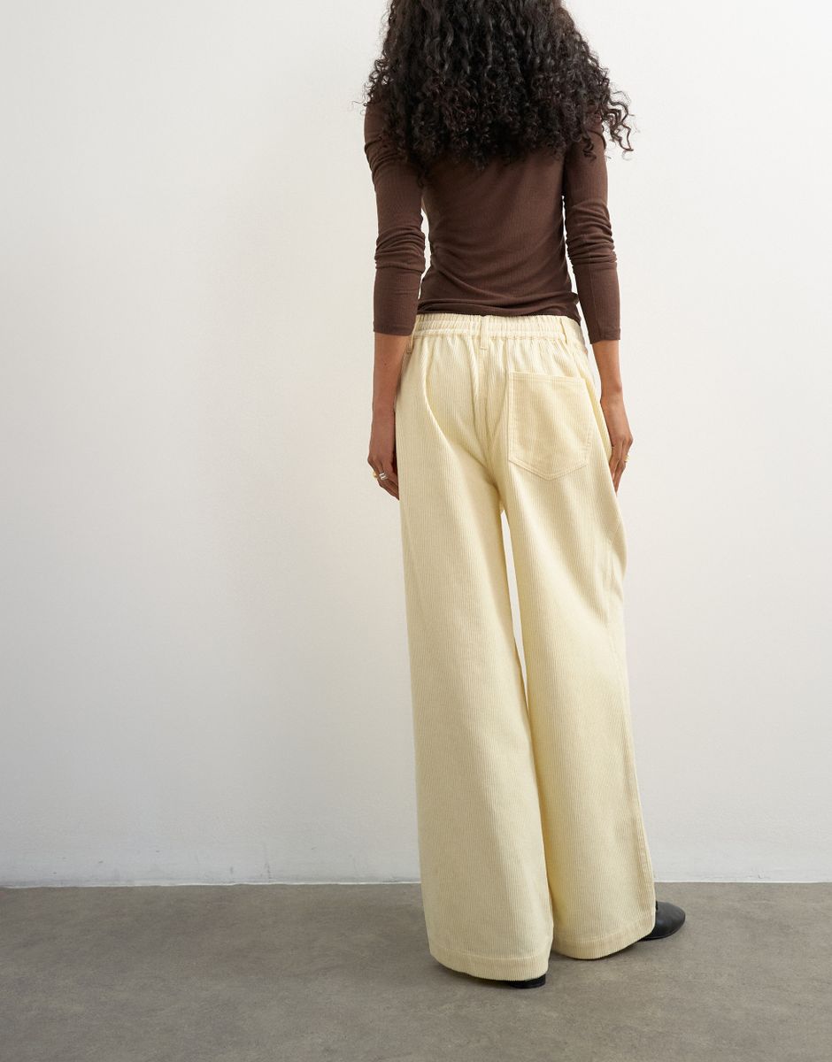 TSELVIRA WIDE LEG PULL ON TROUSERS WVN