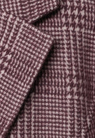 Blazer mit Karomuster und Knöpfen