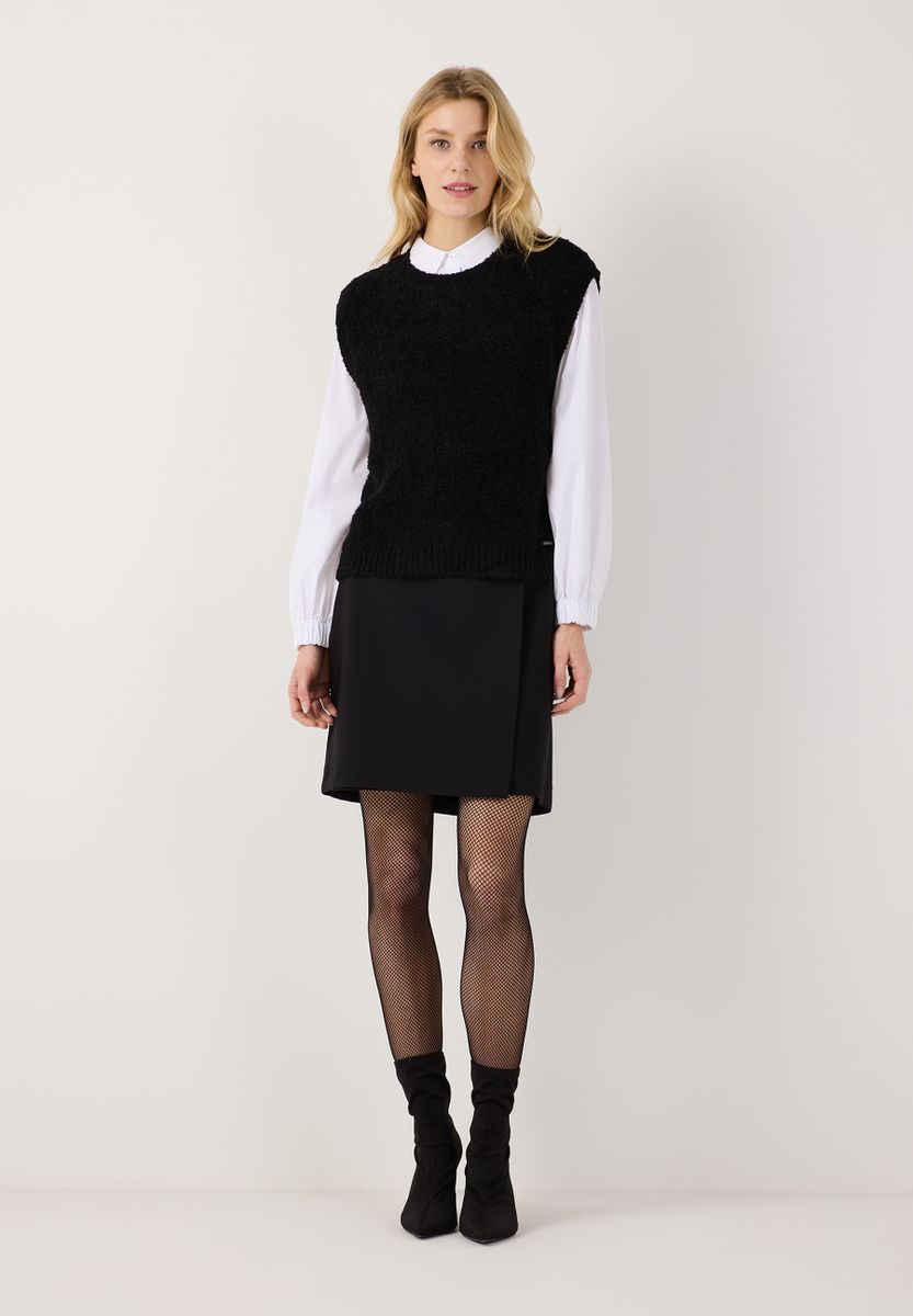 Bluse mit weiten Ärmeln