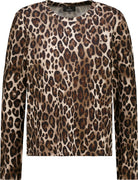 Langarmshirt mit Leomuster