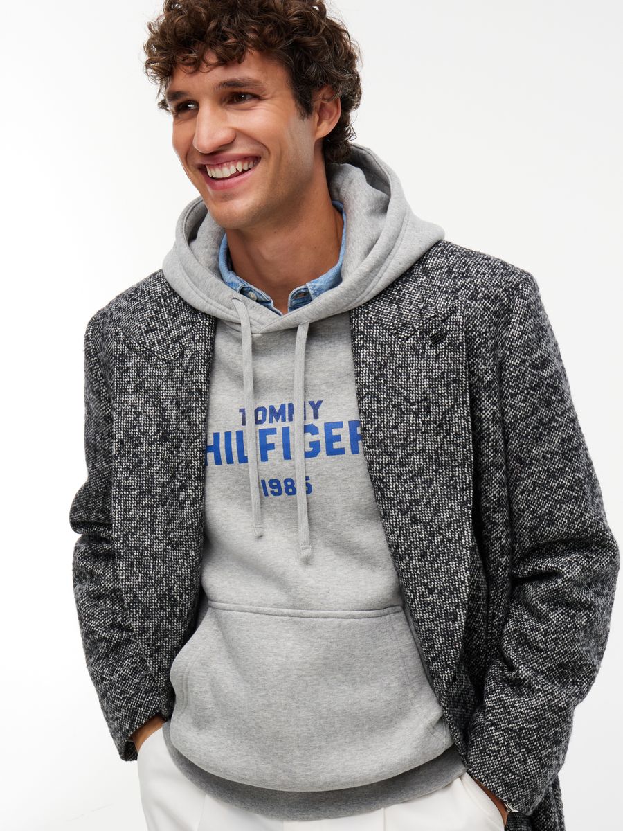 HILFIGER STACK REG FLEECE HOODIE