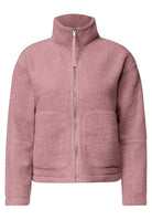 Teddyjacke mit Stehkragen und Zipper