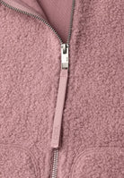 Teddyjacke mit Stehkragen und Zipper