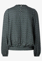 Viskosebluse mit Mini-Print