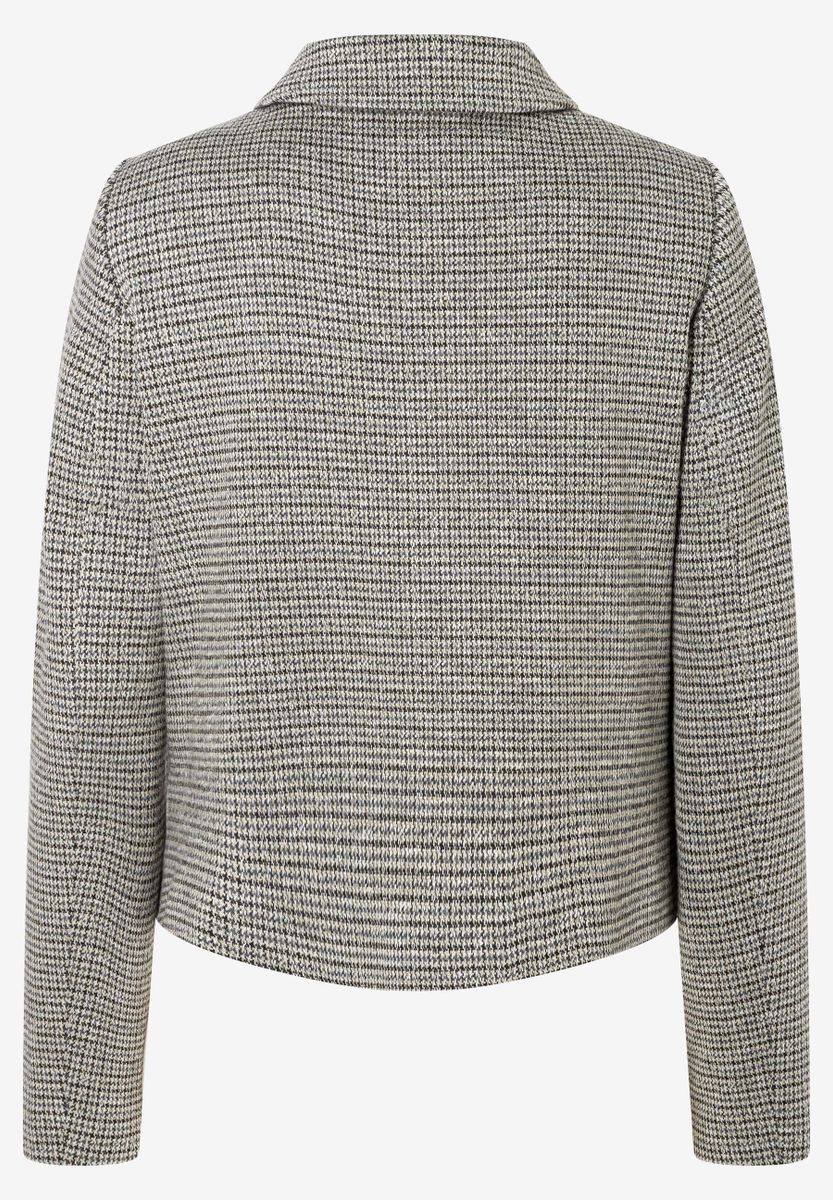 kurzer Blazer mit Minikaro