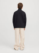 JJEBRADLEY SWEAT HALF ZIP NOOS JNR