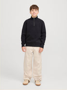 JJEBRADLEY SWEAT HALF ZIP NOOS JNR