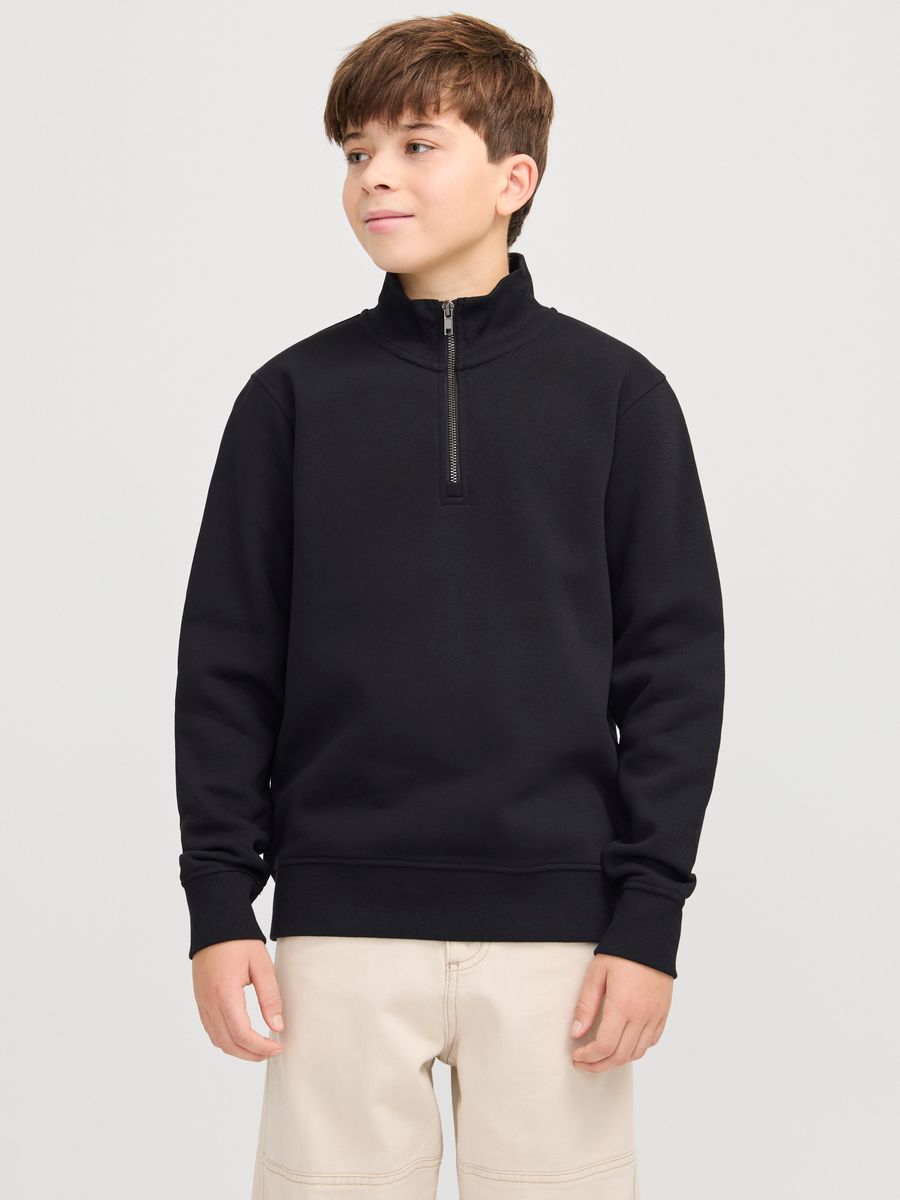 JJEBRADLEY SWEAT HALF ZIP NOOS JNR