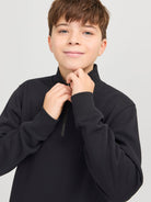 JJEBRADLEY SWEAT HALF ZIP NOOS JNR