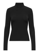 ONLGLAMOUR L/S ROLL-NECK TOP JRS NOOS