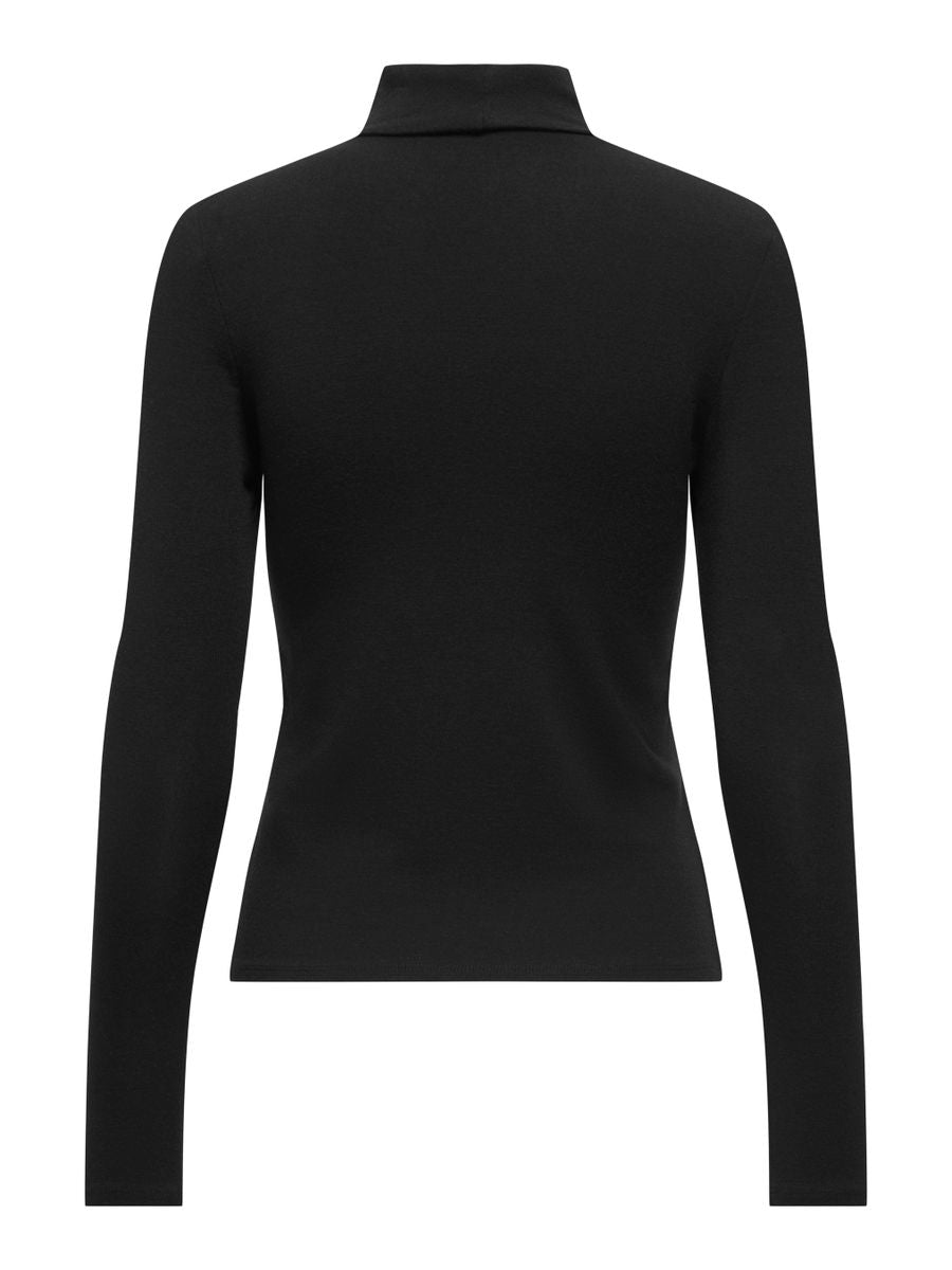 ONLGLAMOUR L/S ROLL-NECK TOP JRS NOOS