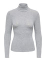 ONLGLAMOUR L/S ROLL-NECK TOP JRS NOOS