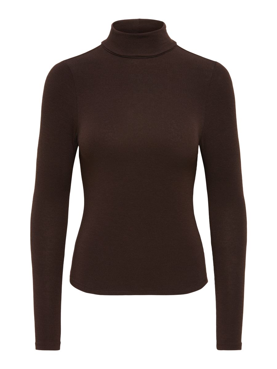 ONLGLAMOUR L/S ROLL-NECK TOP JRS NOOS