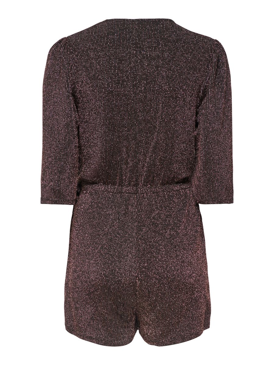 ONLCAROL GLITTER 3/4 PLAYSUIT CS JRS